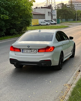 BMW Seria 5 cena 120900 przebieg: 189000, rok produkcji 2017 z Kraków małe 781